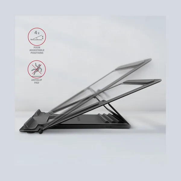 Axagon Stand for 10" - 16" laptops, 4 adjustable angles STND-L ALU
