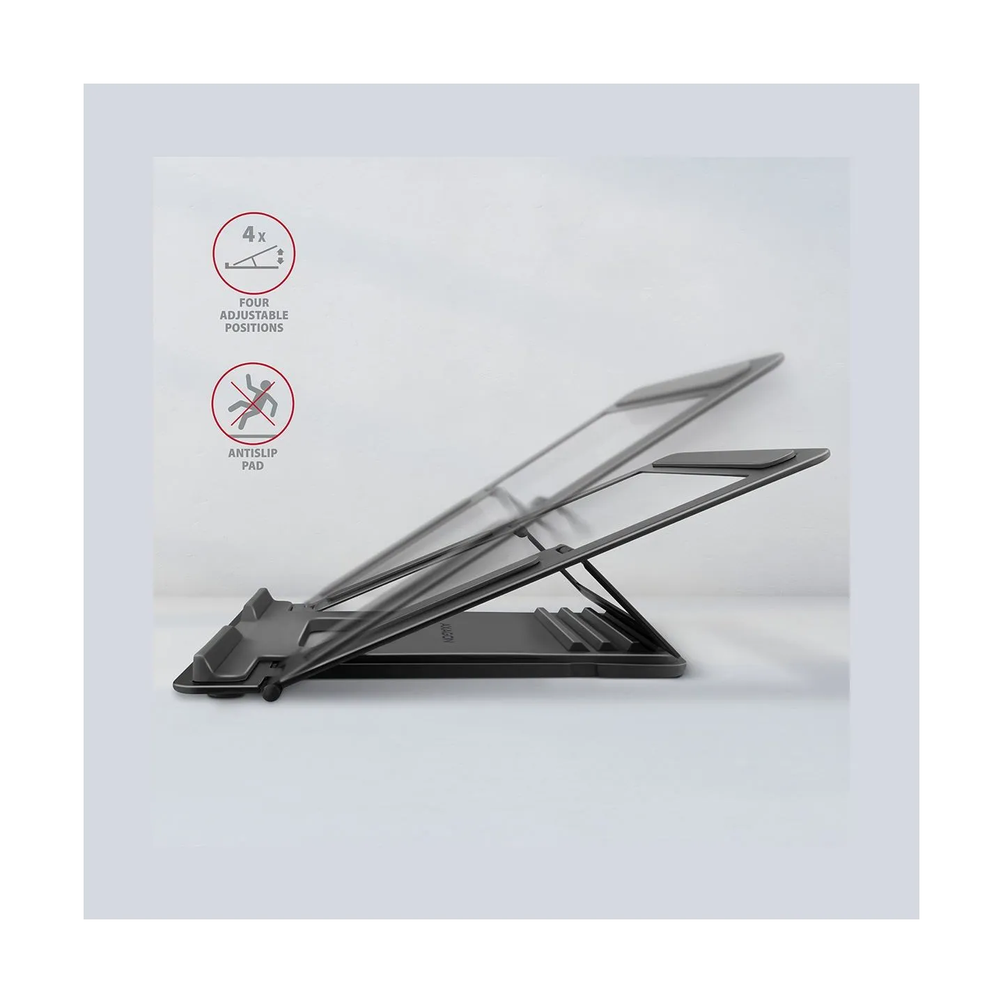 Axagon Stand for 10" - 16" laptops, 4 adjustable angles STND-L ALU