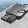 Axagon Aluminum high-speed USB-C 3.2 Gen 1 memory card reader. 3 slots, UHS-II.