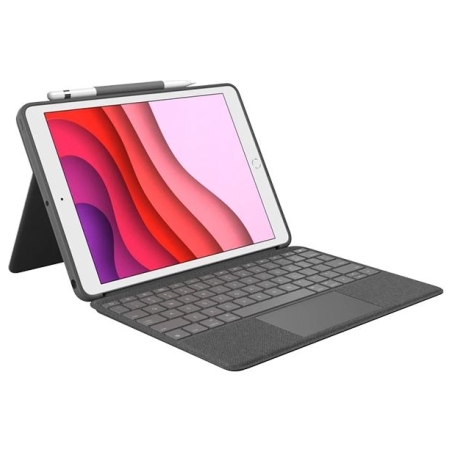 Logitech Combo Touch for iPad (7th, 8th, and 9th gen) - GRAPHITE - UK