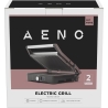 Aeno EG2 Electric Grill, 2000W, Temp Regulation, 290×234 mm, Black