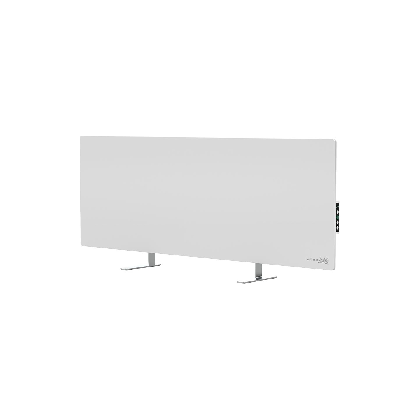 Aeno Premium Eco Smart Heater, 700W, Tempered glass, Infrared+convection heating type, Led display Plug type: Europe (E/F type),