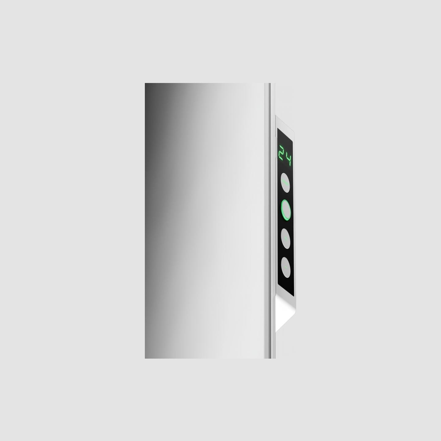 Aeno Premium Eco Smart Heater, 700W, Tempered glass, Infrared+convection heating type, Led display Plug type: Europe (E/F type),