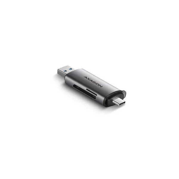 Axagon CRE-SAC External USB 3.2 Gen1 Type-C+Type-A 2-slot SD/microSD