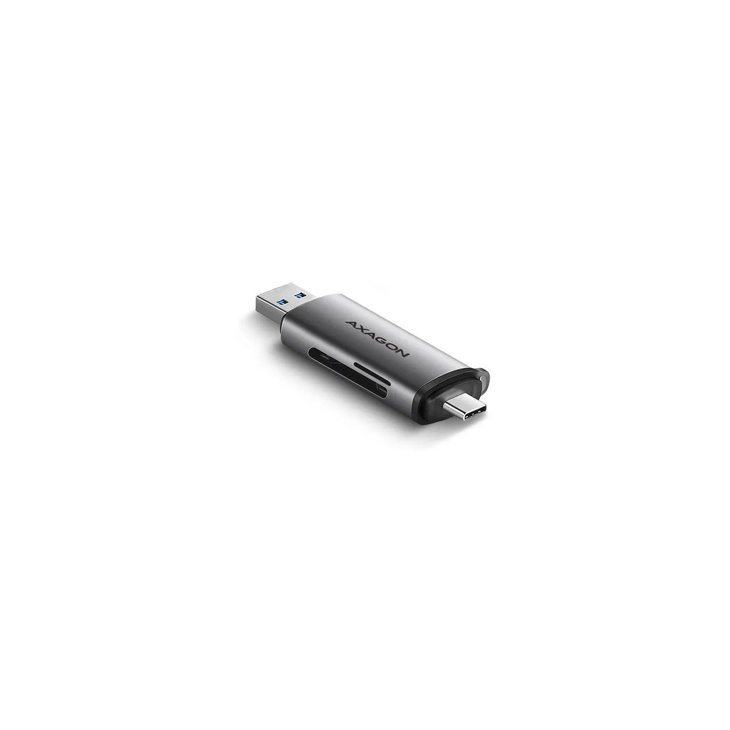 Axagon CRE-SAC External USB 3.2 Gen1 Type-C+Type-A 2-slot SD/microSD