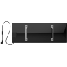 Aeno Premium Eco Smart Heater, 700W, Tempered glass, Infrared+convection heating type, Led display Plug type: Europe (E/F type),