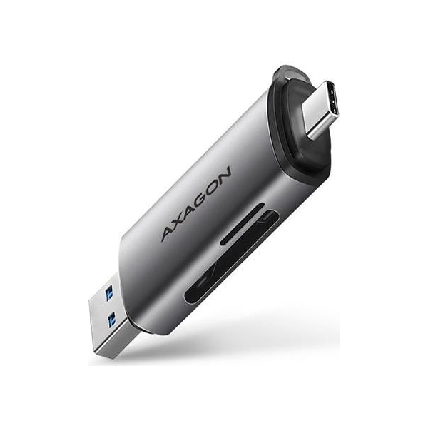 Axagon CRE-SAC External USB 3.2 Gen1 Type-C+Type-A 2-slot SD/microSD
