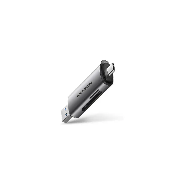 Axagon CRE-SAC External USB 3.2 Gen1 Type-C+Type-A 2-slot SD/microSD