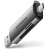 Axagon CRE-SAC External USB 3.2 Gen1 Type-C+Type-A 2-slot SD/microSD