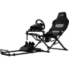 Lorgar FLEX RAF1, Sim Racing Cockpit Advanced, Foldable, 150x72x113 cm-playing, 38x72x126cm-folded, Black