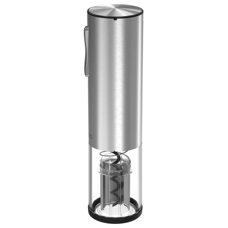 Prestigio Nemi, Electric wine opener, aerator, vacuum preserver, Silver color