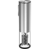 Prestigio Nemi, Electric wine opener, aerator, vacuum preserver, Silver color