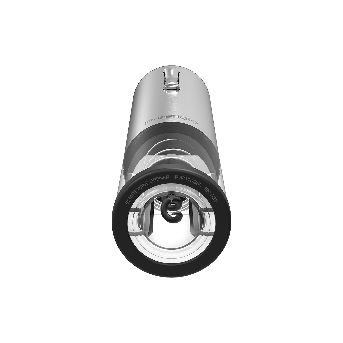 Prestigio Nemi, Electric wine opener, aerator, vacuum preserver, Silver color