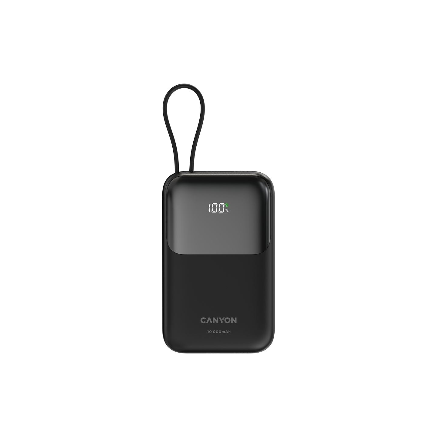 Canyon power bank OnPower 101 built-in cable 10000 mAh PD22.5W Black