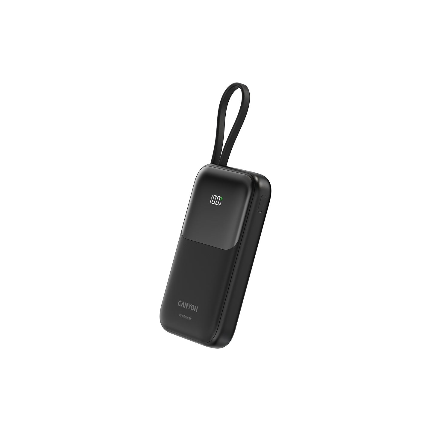 Canyon power bank OnPower 101 built-in cable 10000 mAh PD22.5W Black