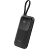 Canyon power bank OnPower 101 built-in cable 10000 mAh PD22.5W Black
