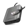 Axagon CRE-S3 External card reader USB-A 3.2 Gen 1, 3-slot & lun SD/microSD/CF, UHS-II