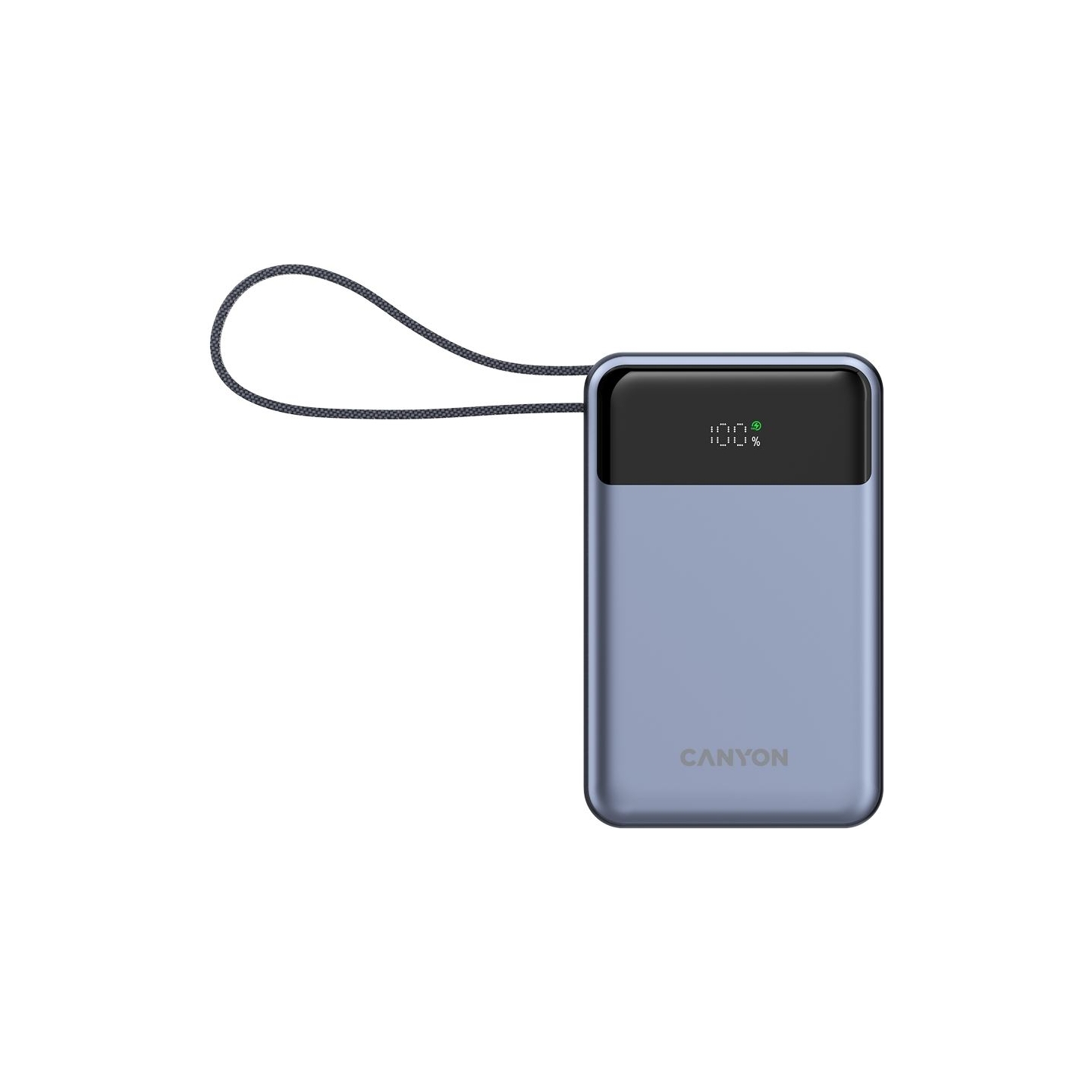 Canyon power bank OnPower 600 built-in cable 20000 mAh PD65W Dark Grey