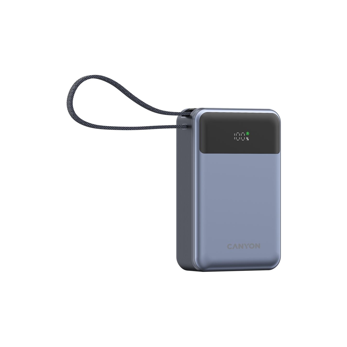 Canyon power bank OnPower 600 built-in cable 20000 mAh PD65W Dark Grey