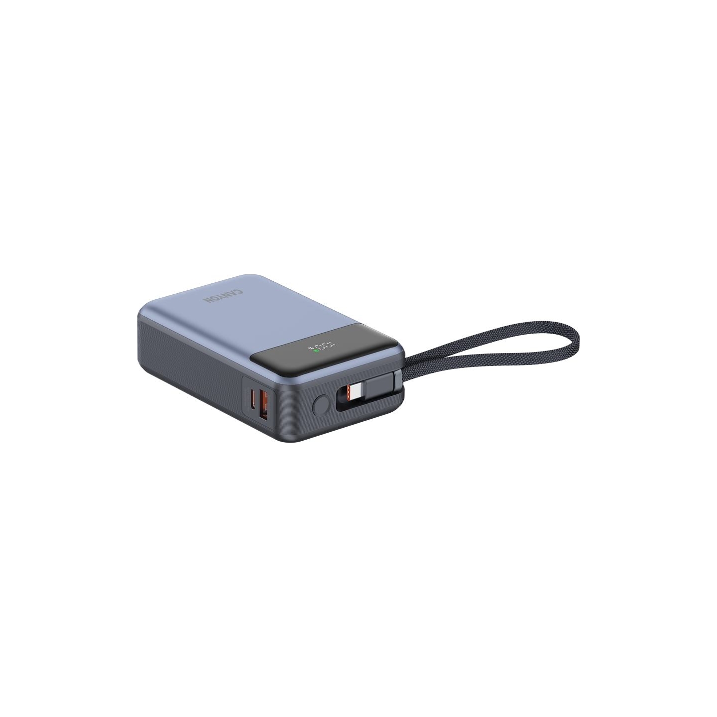 Canyon power bank OnPower 600 built-in cable 20000 mAh PD65W Dark Grey