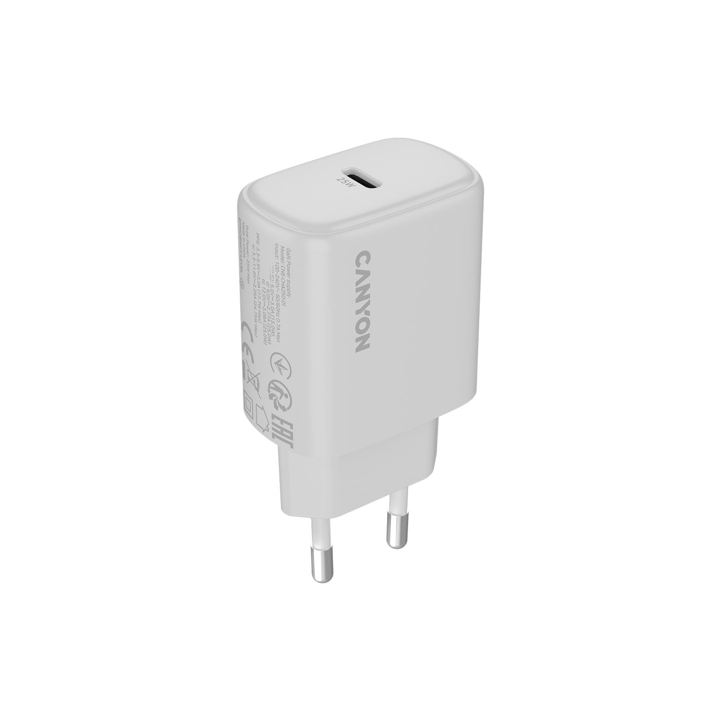 Canyon charger OnCharge 250 25W 1xPD EU White
