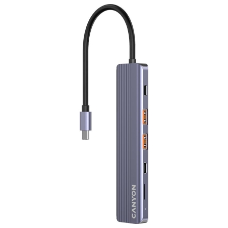 Canyon hub DS-17 6in1 4k USB-C Grey