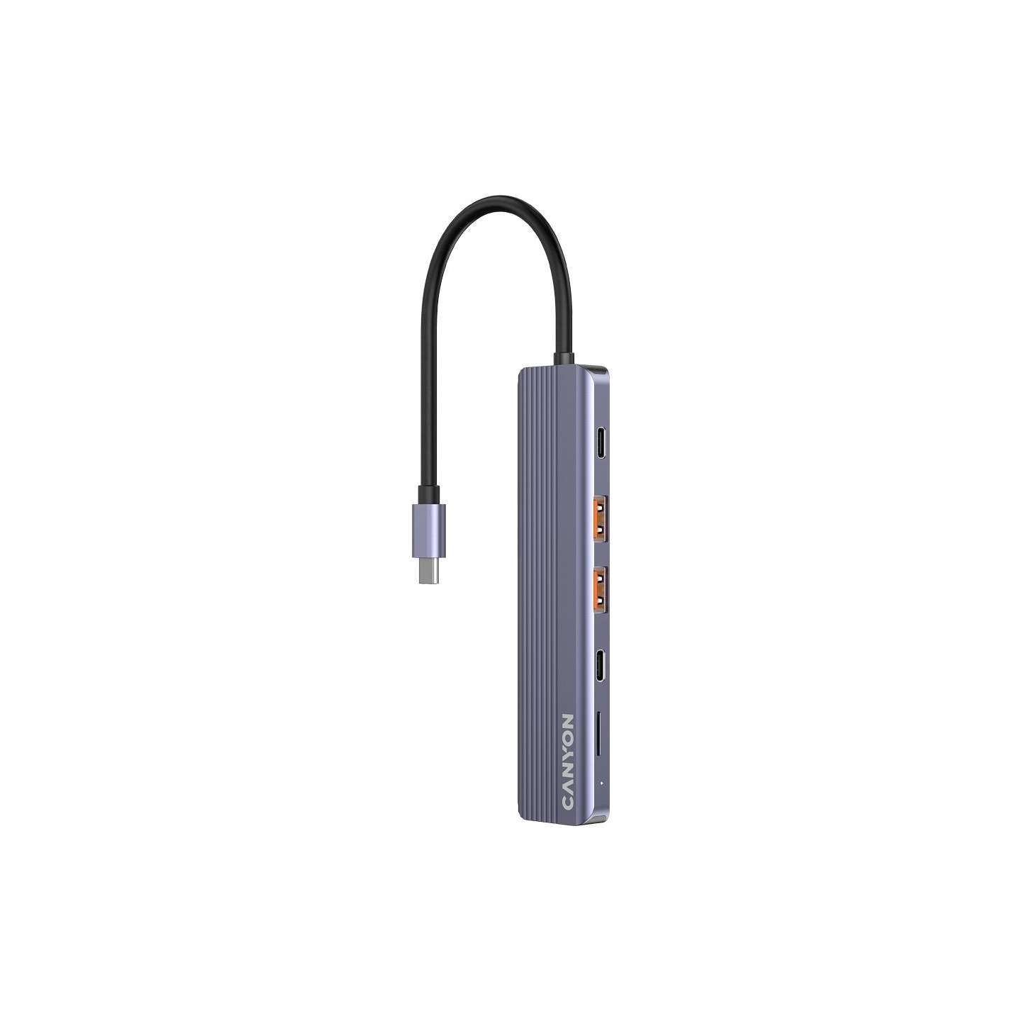 Canyon hub DS-17 6in1 4k USB-C Grey