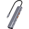 Canyon hub DS-17 6in1 4k USB-C Grey