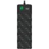 Sven Surge Protector SVEN  SF-10E-16 1,8 m, 16A, 3.6kW, (10 sockets with children protection), black