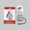 Axagon CRE-S3 External card reader USB-A 3.2 Gen 1, 3-slot & lun SD/microSD/CF, UHS-II