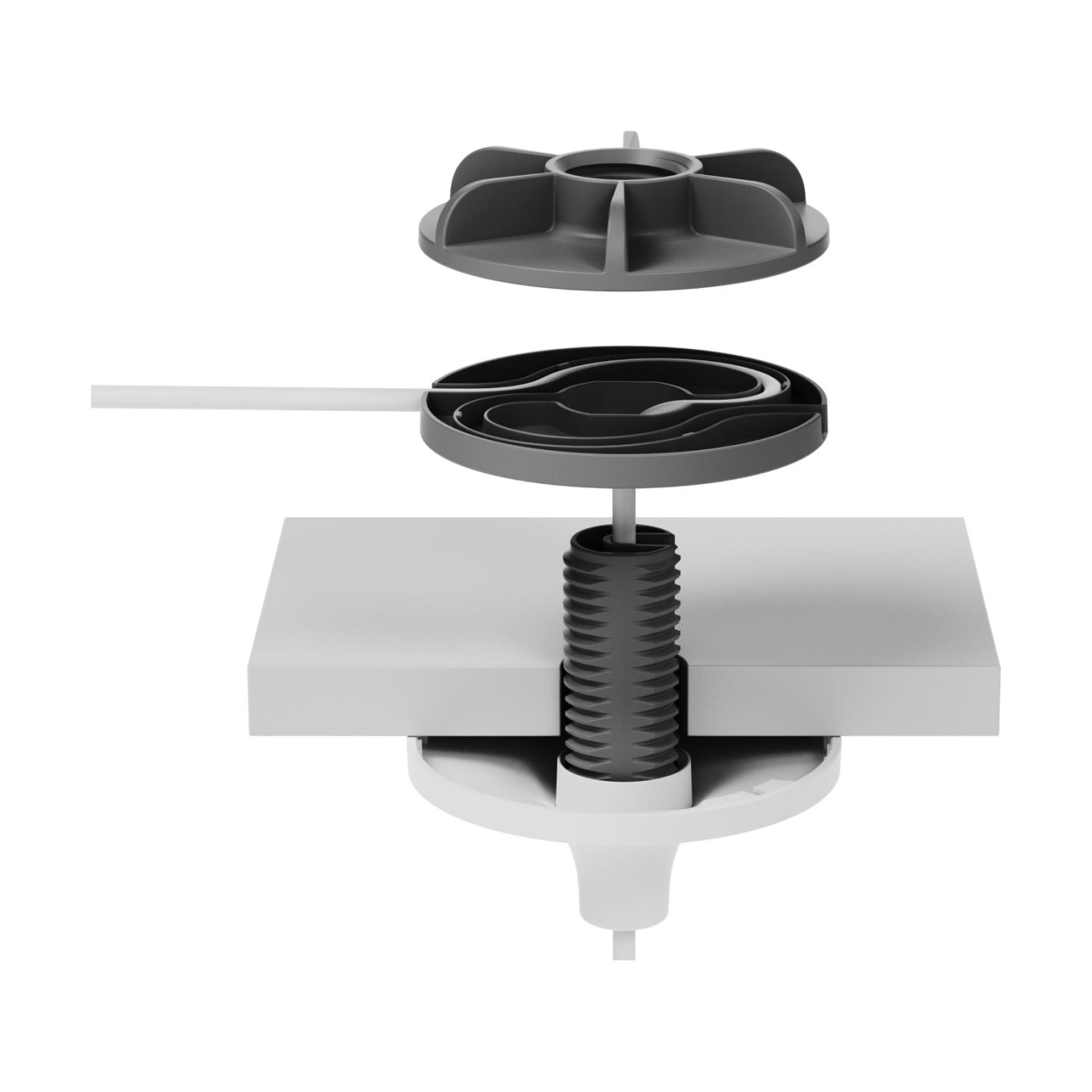 Logitech Mic Pod Pendant Mount - OFF-WHITE - EMEA29-953