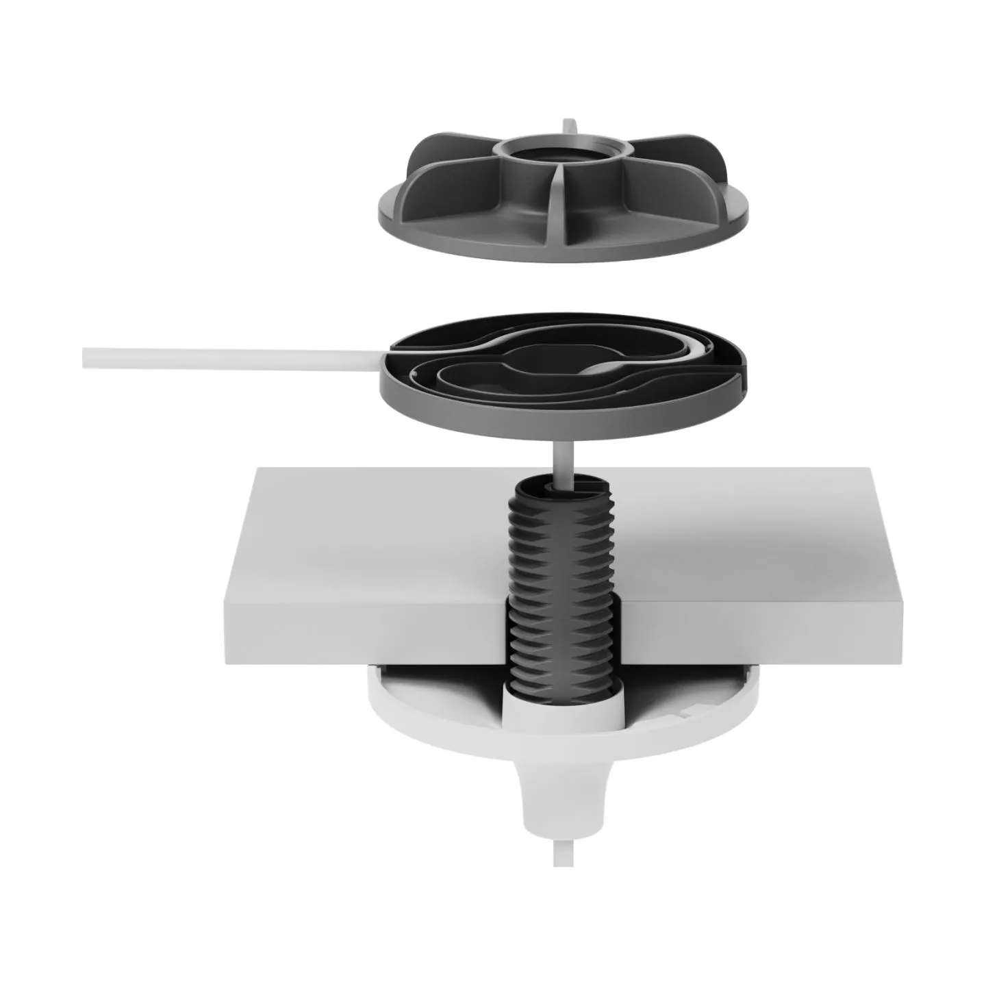 Logitech Mic Pod Pendant Mount - OFF-WHITE - EMEA29-953