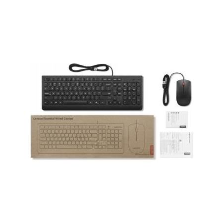 Lenovo ESSENTIAL WIRED KEYBOARD & MOUSE GERMAN (COPILOT)