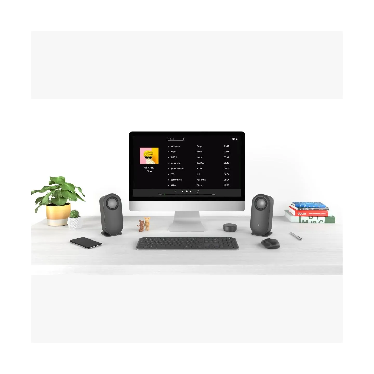 Logitech Z407 Bluetooth Speaker System 2.1 - GRAPHITE