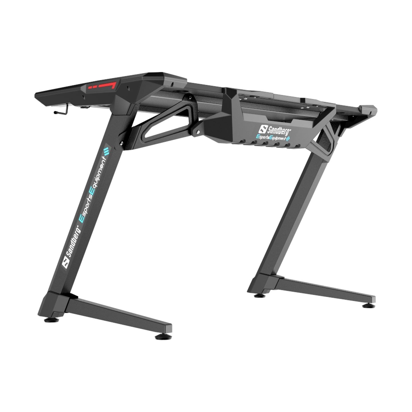 Sandberg 640-93 Fighter Gaming Desk 2 black