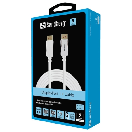 Sandberg 509-15 DisplayPort 1.4 8K60Hz 2m