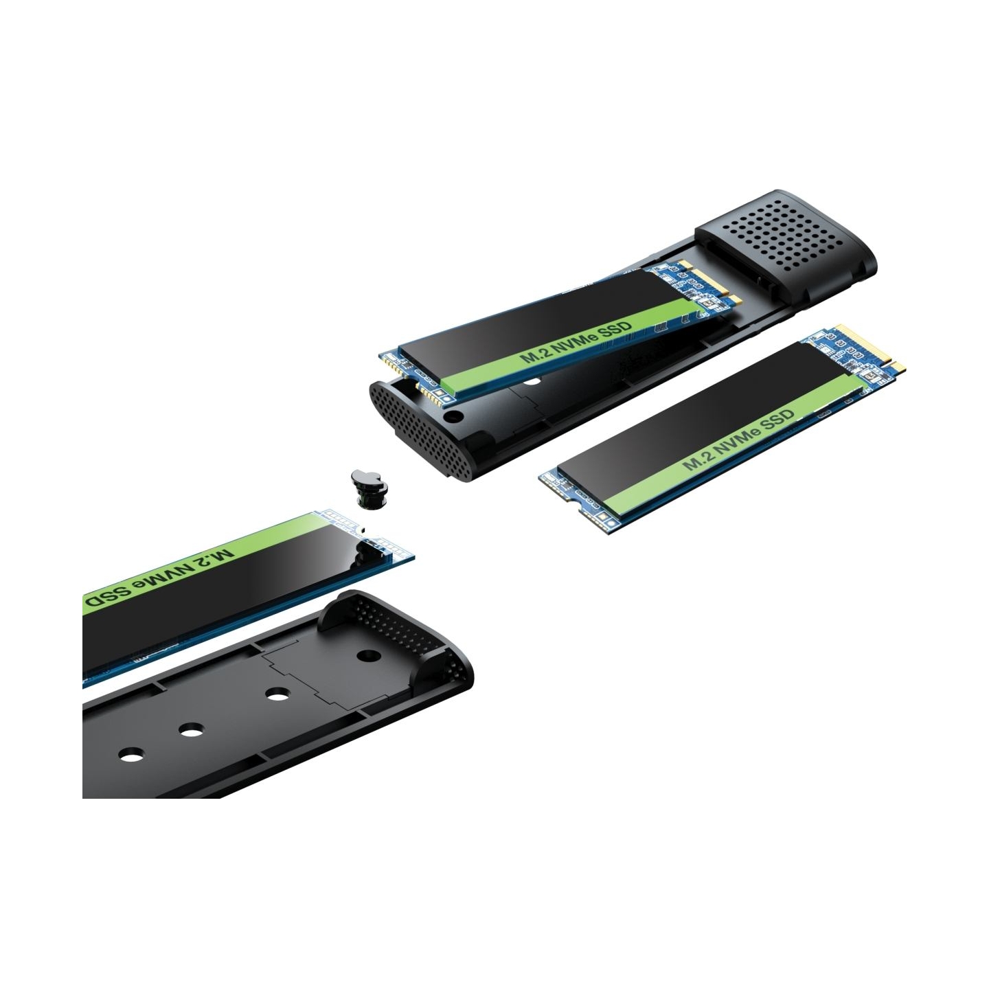 Sandberg 136-39 USB 3,2 Case for M.2+NVMe SSD