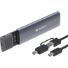 Sandberg 136-39 USB 3,2 Case for M.2+NVMe SSD