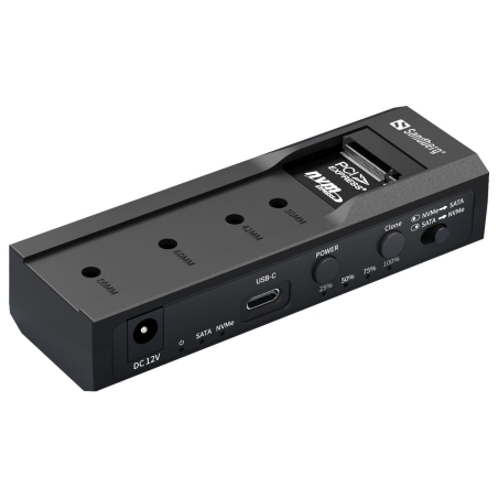 Sandberg 136-49 USB 3.2 Cloner & Dock for M2 + NVMe + SATA