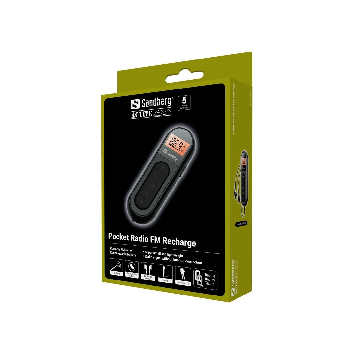 Sandberg 421-01 Pocket Radio FM