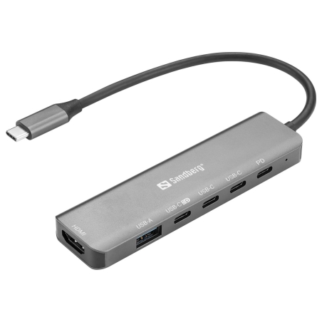 Sandberg 136-77 USB-C 6-in-1 MediaDock