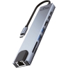 Media-Tech MT5046 8in1 USB-C LAN HUB PRO