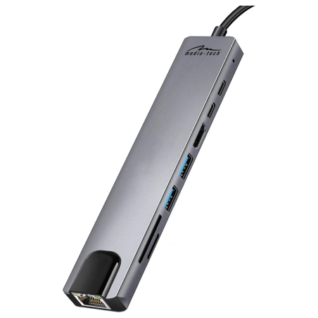 Media-Tech MT5046 8in1 USB-C LAN HUB PRO
