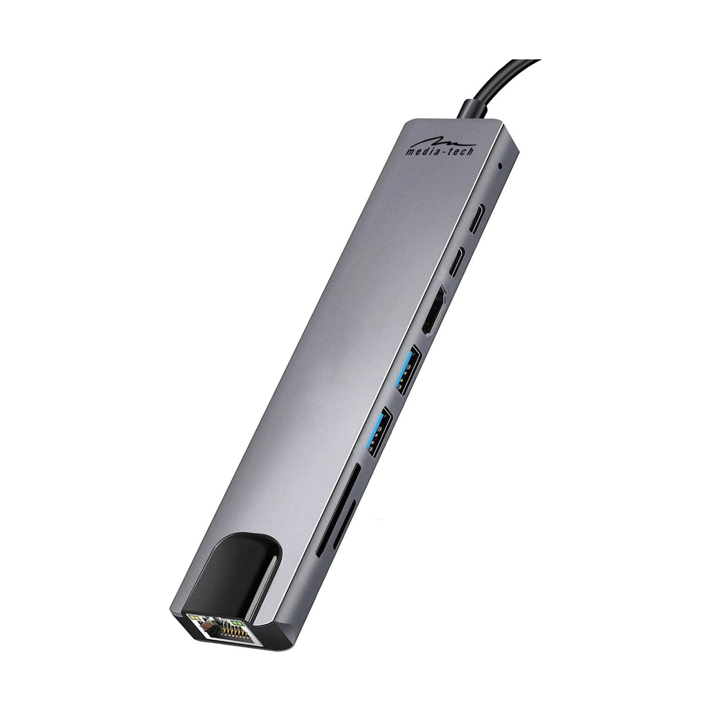 Media-Tech MT5046 8in1 USB-C LAN HUB PRO