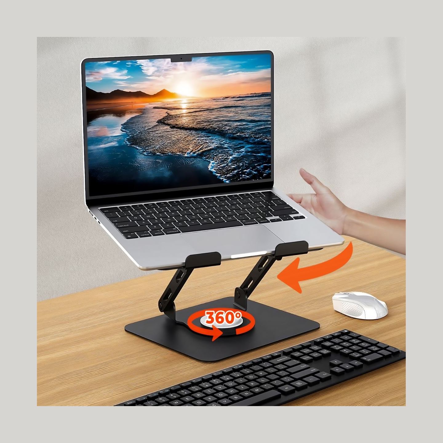 Media-Tech MT2662 Laptop Stand Roto for 10-17 inch