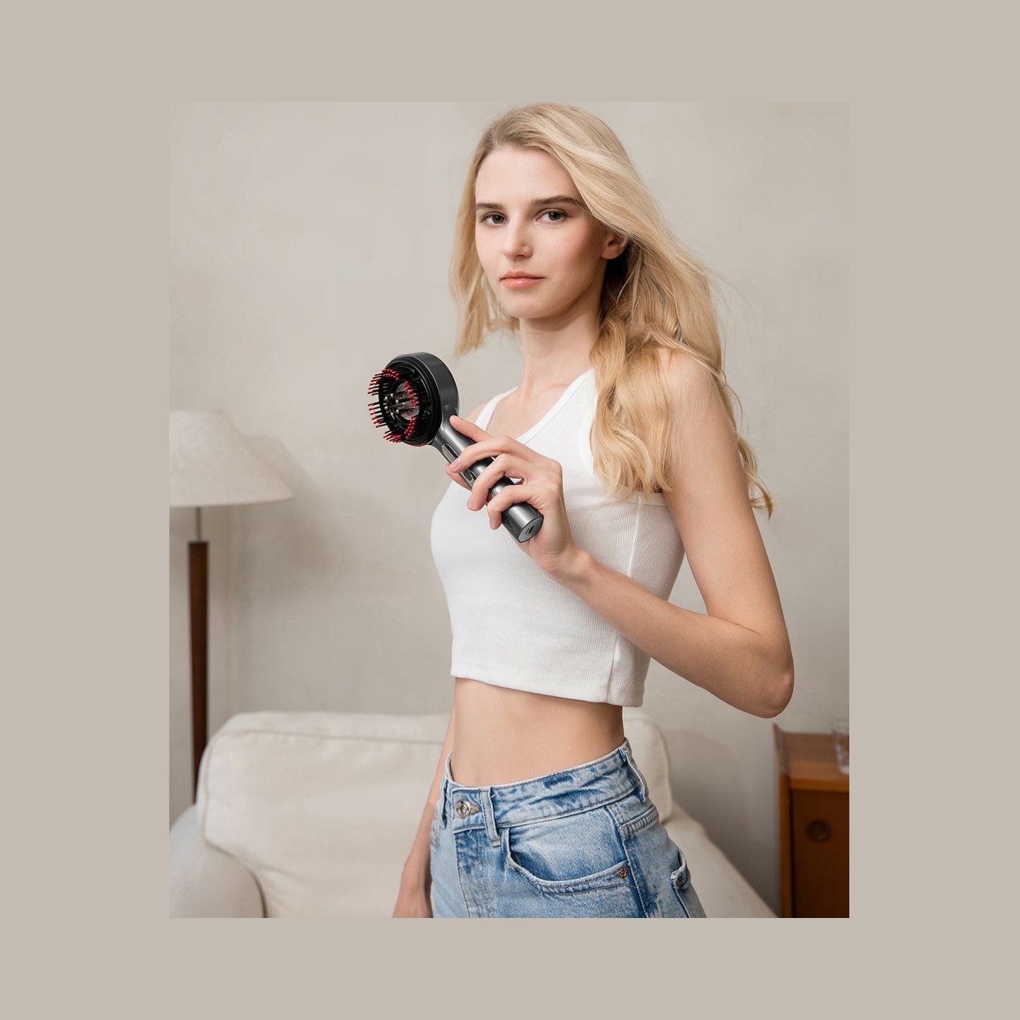 Media-Tech MT6537 Regenerating Hairbrush Massager