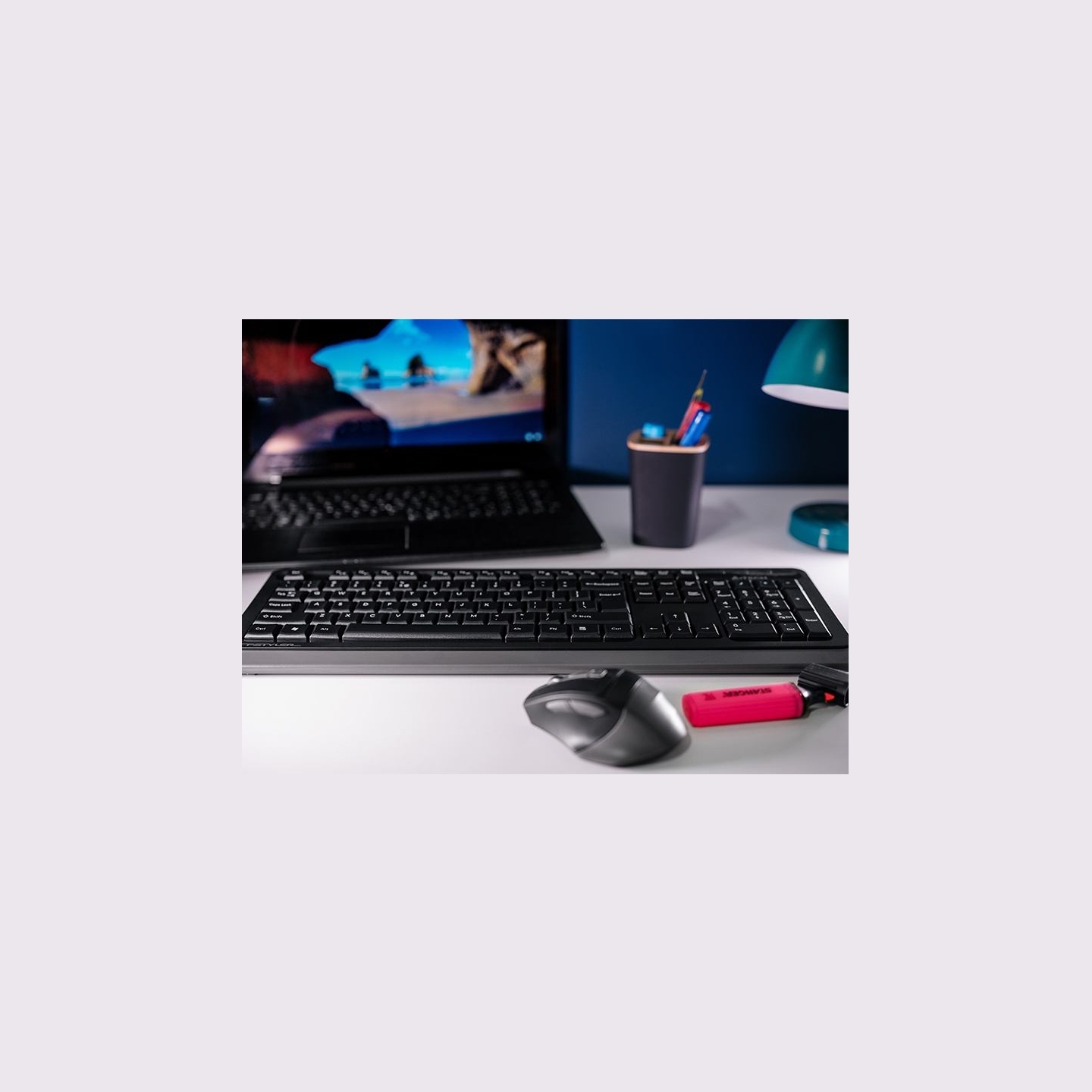 A4Tech 47478 FStyler 2,4G FG1035 RF Nano Grey Set
