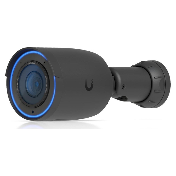 Ubiquiti UVC-G6-Pro-Bullet-B All-weather 4K PoE+ camera with a Multi-TOPS AI engine, 2.36x optical zoom, and a large 1/1.2" CMOS