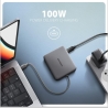 Axagon HMC-5HL USB 5Gbps hub, 2x USB-A, HDMI 4k/60Hz, RJ-45, PD 100W, 20c