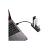 Axagon HUE-M1A 4x USB3.2 Gen 1 MINI hub, metal, 20cm USB-A cable